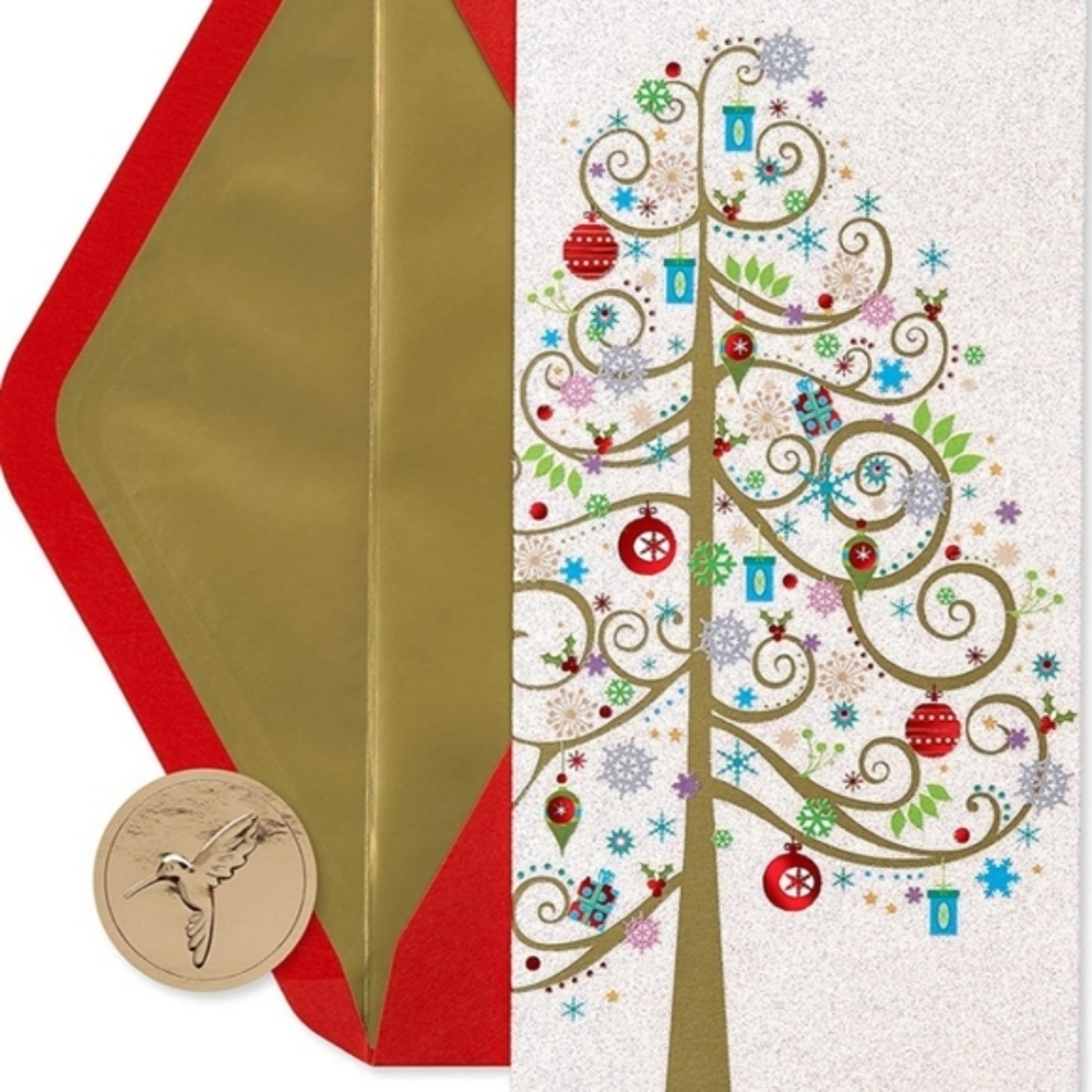 3/$24 Papyrus Holiday Glitter Cards Boxed, 16-Count - Picture 4 of 10
